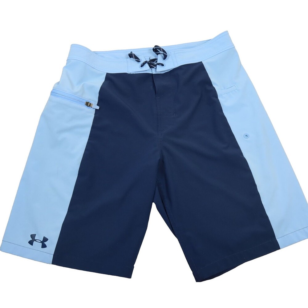 Under Armour Board Shorts Mens Size 32 Loose Fit Unlined Swim Trunks Beach Surf